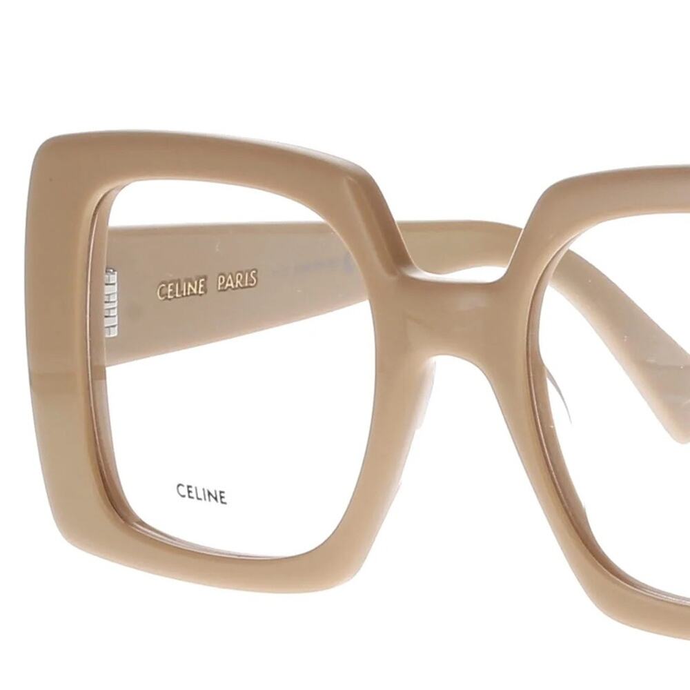 New! Celine CL50121I 057 Chic Beige Eyeglasses for Women, Authentic - Picture 7 of 8